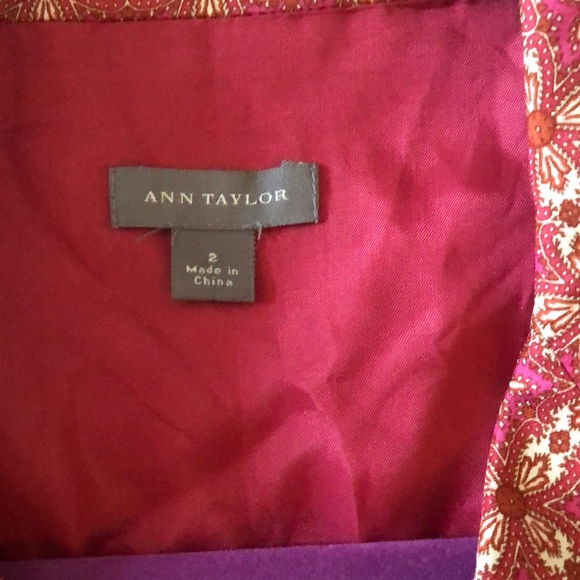 ANN TAYLOR SILK DRESS🌸 - Picture 6 of 12